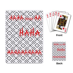 Batman Begins Joker  hahaha  Playing Cards Single Design by Contest1735883