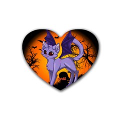 Serukivampirecat Drink Coasters 4 Pack (heart)  by Kittichu