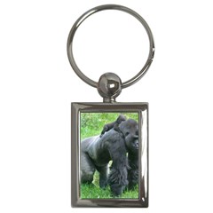 Gorilla Dad Key Chain (rectangle) by plindlau