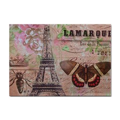 Girly Bee Crown  Butterfly Paris Eiffel Tower Fashion A4 Sticker 10 Pack by chicelegantboutique