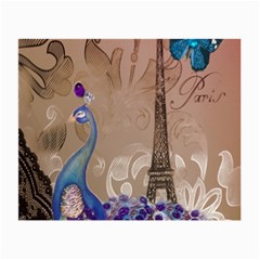 Modern Butterfly  Floral Paris Eiffel Tower Decor Glasses Cloth (Small)