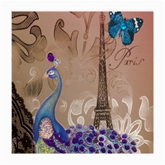 Modern Butterfly  Floral Paris Eiffel Tower Decor Glasses Cloth (Medium)