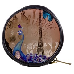 Modern Butterfly  Floral Paris Eiffel Tower Decor Mini Makeup Case