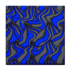 Foolish Movements Blue Ceramic Tile by ImpressiveMoments