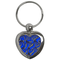 Foolish Movements Blue Key Chain (heart) by ImpressiveMoments