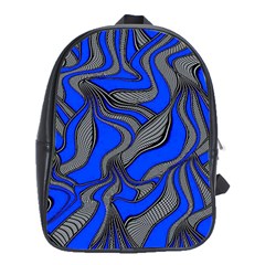 Foolish Movements Blue School Bag (xl) by ImpressiveMoments