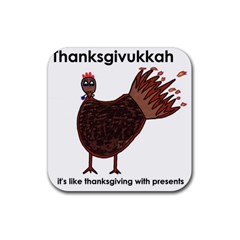 Turkey Drink Coaster (square) by Thanksgivukkah