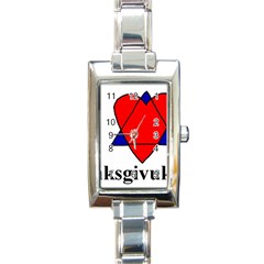 Heartstar Rectangular Italian Charm Watch