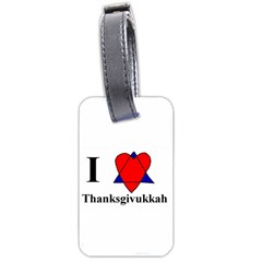 Heartstar Luggage Tag (one Side) by Thanksgivukkah