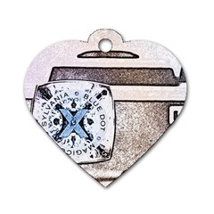 Kodak (7)d Dog Tag Heart (one Sided)  by KellyHazel