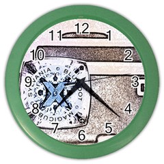 Kodak (7)d Wall Clock (color) by KellyHazel