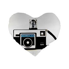 Kodak (3)c 16  Premium Heart Shape Cushion  by KellyHazel