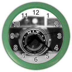 Hit Camera (2) Wall Clock (color) by KellyHazel