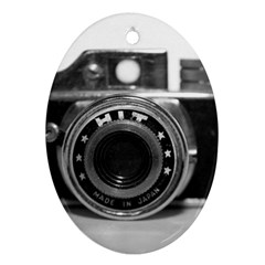 Hit Camera (3) Oval Ornament by KellyHazel