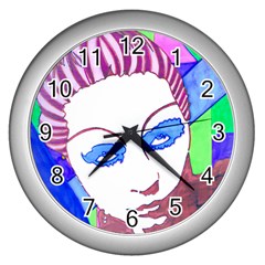 Strong Wall Clock (silver) by JacklyneMae