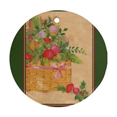 Oil Painting Round Ornament