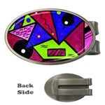 Modern Art Money Clip (Oval)