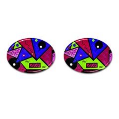 Modern Art Cufflinks (oval) by Siebenhuehner