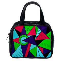 Modern Art Classic Handbag (one Side) by Siebenhuehner