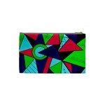 Modern Art Cosmetic Bag (Small) Back