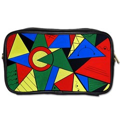 Modern Art Travel Toiletry Bag (two Sides) by Siebenhuehner