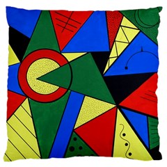 Modern Art Large Cushion Case (single Sided)  by Siebenhuehner