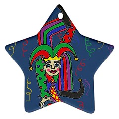 Buffoon Star Ornament (two Sides)