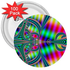 Modern Art 3  Button (100 Pack) by Siebenhuehner