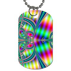 Modern Art Dog Tag (one Sided) by Siebenhuehner