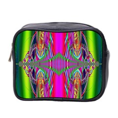 Modern Art Mini Travel Toiletry Bag (two Sides) by Siebenhuehner