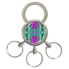 Modern Design 3-ring Key Chain by Siebenhuehner
