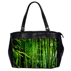 Bamboo Oversize Office Handbag (one Side) by Siebenhuehner