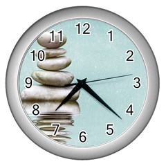Balance Wall Clock (silver) by Siebenhuehner