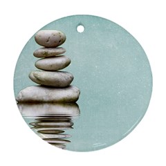 Balance Round Ornament (two Sides) by Siebenhuehner