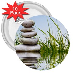 Balance 3  Button (10 Pack) by Siebenhuehner