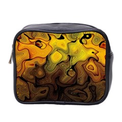 Modern Art Mini Travel Toiletry Bag (two Sides) by Siebenhuehner