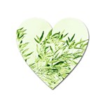 Bamboo Magnet (Heart) Front