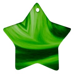 Wave Star Ornament (two Sides) by Siebenhuehner