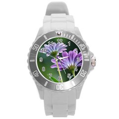 Flower Plastic Sport Watch (large) by Siebenhuehner