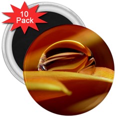Waterdrop 3  Button Magnet (10 Pack) by Siebenhuehner