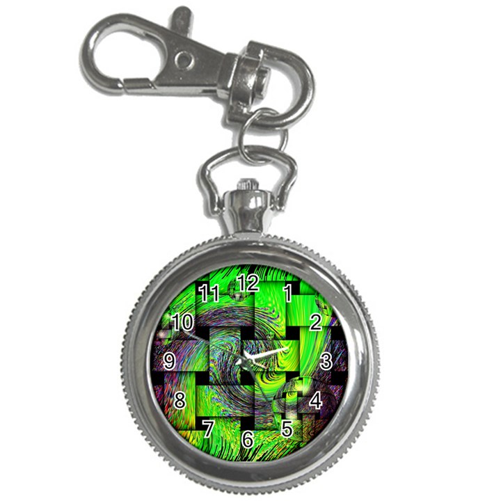 Modern Art Key Chain & Watch