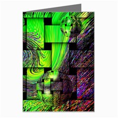 Modern Art Greeting Card by Siebenhuehner