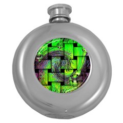 Modern Art Hip Flask (round) by Siebenhuehner