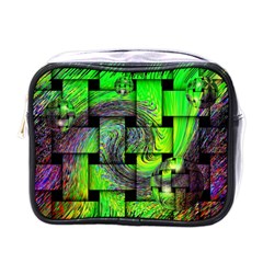 Modern Art Mini Travel Toiletry Bag (one Side) by Siebenhuehner