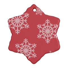 Let It Snow Snowflake Ornament (two Sides) by PaolAllen