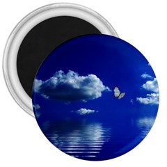 Sky 3  Button Magnet by Siebenhuehner