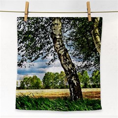 Trees Face Towel by Siebenhuehner