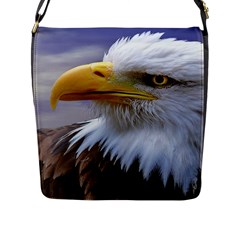 Bald Eagle Flap Closure Messenger Bag (large) by Siebenhuehner