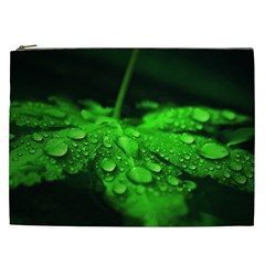 Waterdrops Cosmetic Bag (xxl) by Siebenhuehner