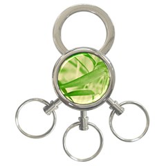 Bamboo 3-ring Key Chain by Siebenhuehner